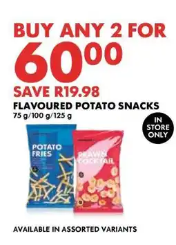 Woolworths Flavoured Potato Snacks offer
