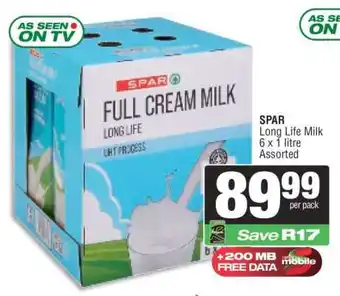 Spar SPAR Long Life Milk offer