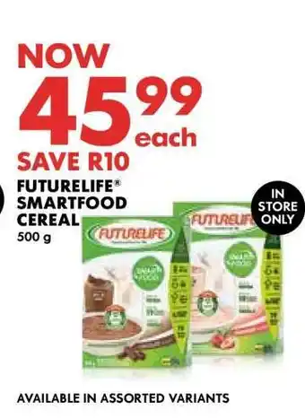 Woolworths FUTURELIFE SMARTFOOD CEREAL offer