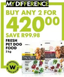 Woolworths FRESH PET DOG FOOD offer