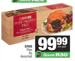 Spar SPAR Pies 6s Assorted offer