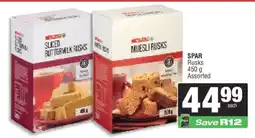 Spar SPAR Rusks offer