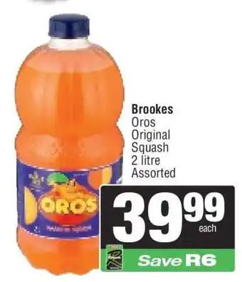 Spar Brookes Oros Original Squash offer