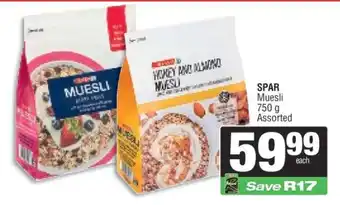 Spar SPAR Muesli offer