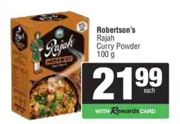 Spar Robertson’s Rajah Curry Powder 100 g offer