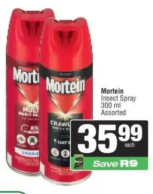 Spar Mortein Insect Spray offer