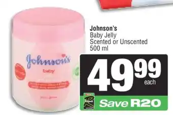 Spar JOHNSON'S Baby Jelly offer