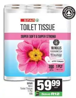 Spar SPAR Mini Toilet Tissue offer