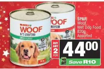 Spar SPAR Woof Wet Dog Food offer