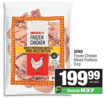 Spar SPAR Frozen Chicken Mixed Portions 5 kg offer