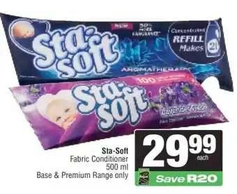 Spar STA-SOFT Fabric Conditioner offer