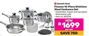 Game Bennett Read Finesse Stainless Steel Cookware Set offer