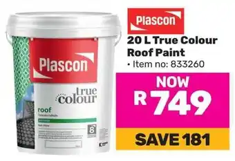 Game Plascon True Colour Roof Paint offer