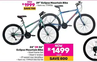 Game RALEIGH 24" OR 26" Eclipse Mountain Bike offer