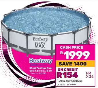 Game Bestway Steel Pro Max Pool Set offer