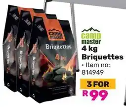 Game Camp Master Briquettes offer