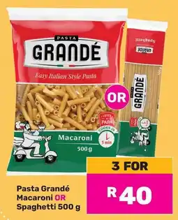 Game Pasta Grandé Macaroni OR Spaghetti offer