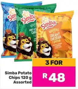 Game Simba Potato Chips Assorted offer