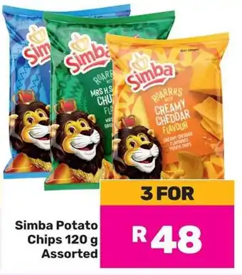 Game Simba Potato Chips Assorted offer