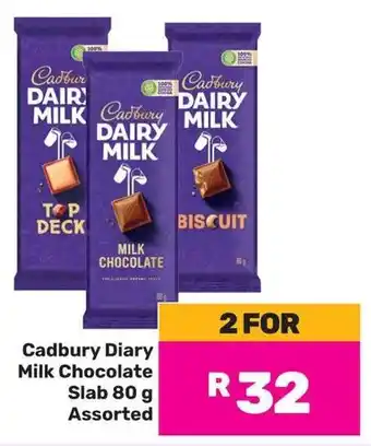 Game Cadbury Diary Milk Chocolate Slab Assorted offer