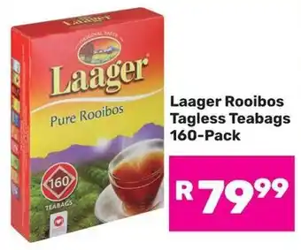 Game Laager Rooibos Tagless Teabags offer