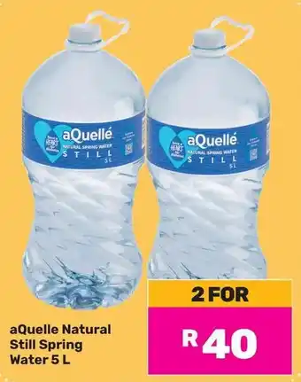 Game aQuelle Natural Still Spring Water offer