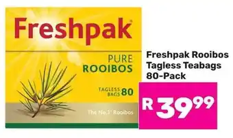 Game Freshpak Rooibos Tagless Teabags offer