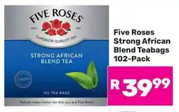 Game Five Roses Strong African Blend Teabags offer