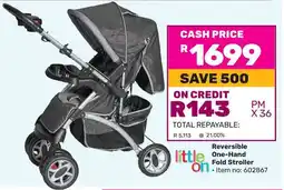 Game Little One Reversible One-Hand Fold Stroller offer