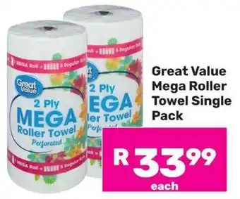 Game Great Value Mega Roller Towel Single Pack offer