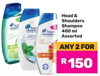 Game Head & Shoulders Shampoo Assorted offer