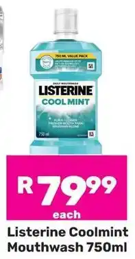 Game Listerine Coolmint Mouthwash offer