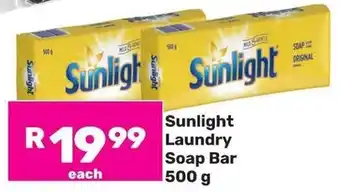 Game Sunlight Laundry Soap Bar offer