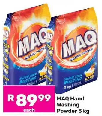 Game MAQ Hand Washing Powder offer