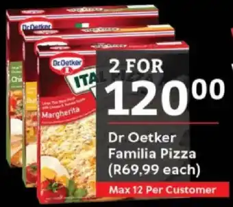 Oxford Freshmarket Dr. Oetker Familia Pizza offer
