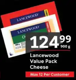 Oxford Freshmarket Lancewood Value Pack Cheese offer