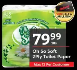 Oxford Freshmarket Oh So Soft 2Ply Toilet Paper offer