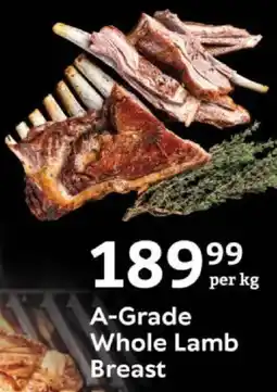Oxford Freshmarket A-Grade Whole Lamb Breast offer