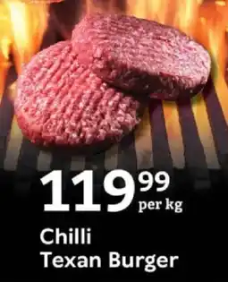Oxford Freshmarket Chilli Texan Burger offer