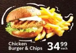 Oxford Freshmarket Chicken Burger & Chips offer