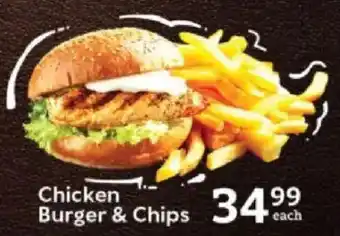 Oxford Freshmarket Chicken Burger & Chips offer