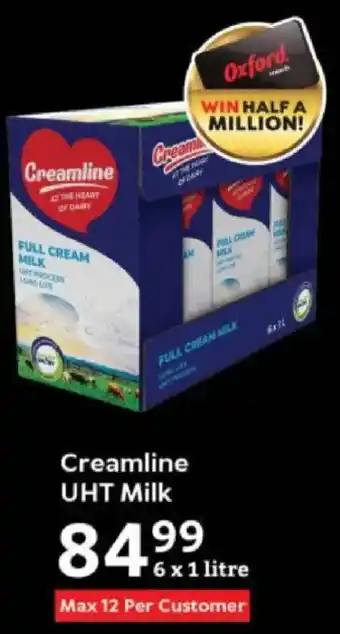 Oxford Freshmarket Creamline UHT Milk offer