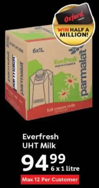 Oxford Freshmarket Everfresh UHT Milk offer