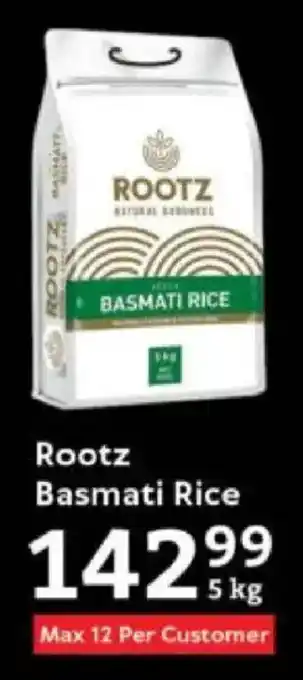 Oxford Freshmarket Rootz Basmati Rice offer