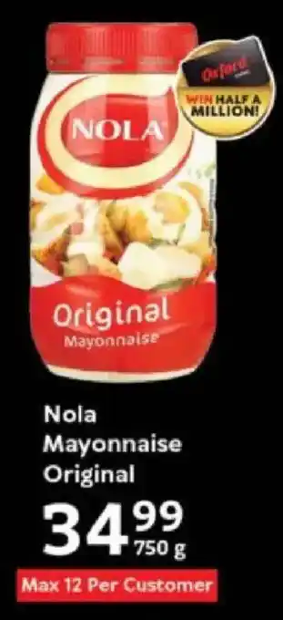 Oxford Freshmarket Nola Mayonnaise Original offer