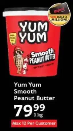 Oxford Freshmarket Yum Yum Smooth Peanut Butter offer