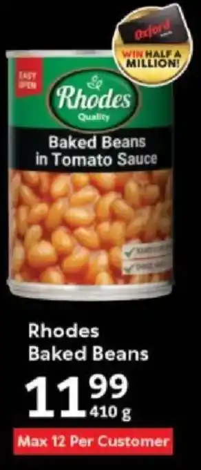Oxford Freshmarket Rhodes Baked Beans offer