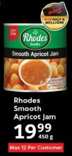 Oxford Freshmarket Rhodes Smooth Apricot Jam offer