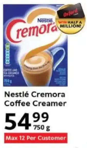 Oxford Freshmarket Nestlé Cremora Coffee Creamer offer