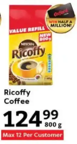 Oxford Freshmarket Nescafe Ricoffy Coffee offer